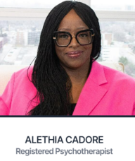 Book an Appointment with Alethia Cadore for Counselling / Psychology / Mental Health
